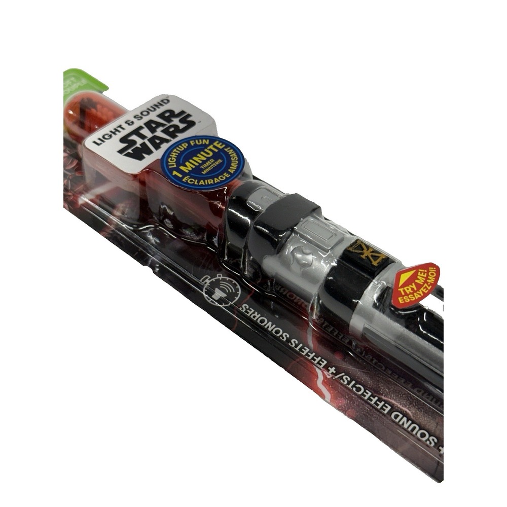 Firefly Kids Soft Toothbrush, Star Wars Lightsaber, Darth Vader Light & Sounds - Picture 6 of 9